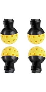 QOGIR Pickleball Ball Retriever: Easy Pick Up Without Bending Over, Fits Any Paddle