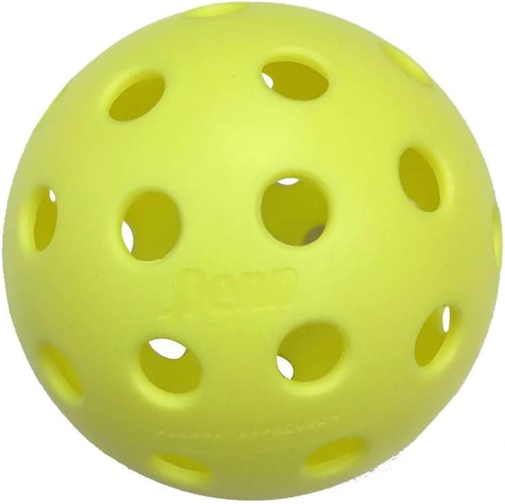 Penn 40 Outdoor Pickleball Balls - Softer Feel for Recreational & Club Play - USAPA Approved, 6-Pack