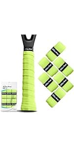 ALIEN PROS Tennis Racket Grip Tape - Precut and Dry Feel Tennis Grip - Tennis Overgrip Grip Tape Tennis Racket - Wrap Your Racquet for High Performance