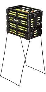 Tourna Ballport Deluxe Tennis Ball Hopper with Wheels