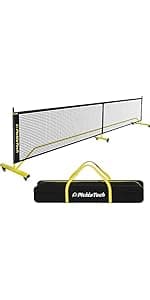 Portable Pickleball Net - 22 FT USAPA Regulation Size, Applies to Indoor & Outdoor & Driveway, Pickle Ball Net System with Carrying Bag