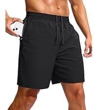 Men's Running Shorts with Zipper Pockets 7"/ 5" / 9" Lightweight Quick Dry Basketball Gym Workout Athletic Shorts for Men