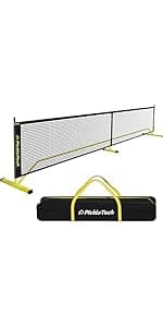 Portable Pickleball Net - 22 FT USAPA Regulation Size, Applies to Indoor & Outdoor & Driveway, Pickle Ball Net System with Carrying Bag