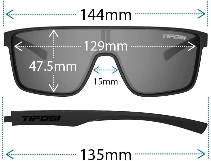 Tifosi Sanctum Sunglasses, Ideal For Cycling, Golf, Hiking, Running, Tennis & Pickleball, Lifestyle