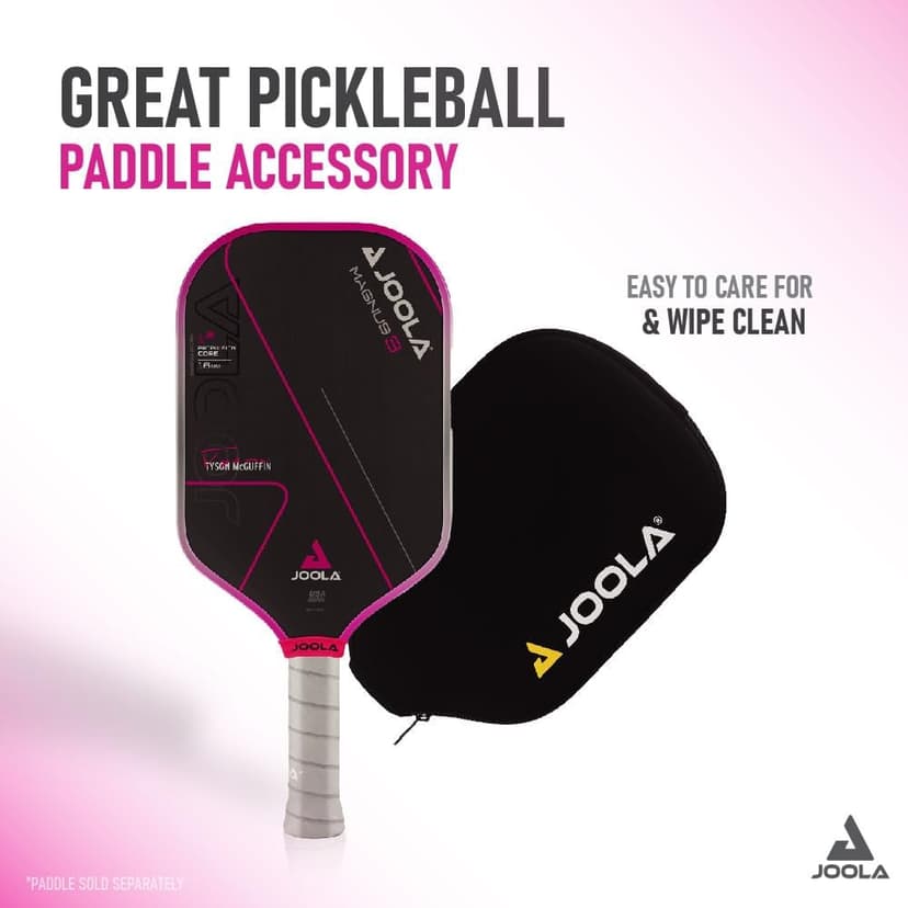 JOOLA Magnus Pickleball Paddle Cover - Protective Neoprene Sleeve Tyson McGuffin Magnus Pickleball Paddle - Fits Extra Long & Elongated Paddles Including 14mm & 16mm - Padded Travel Case