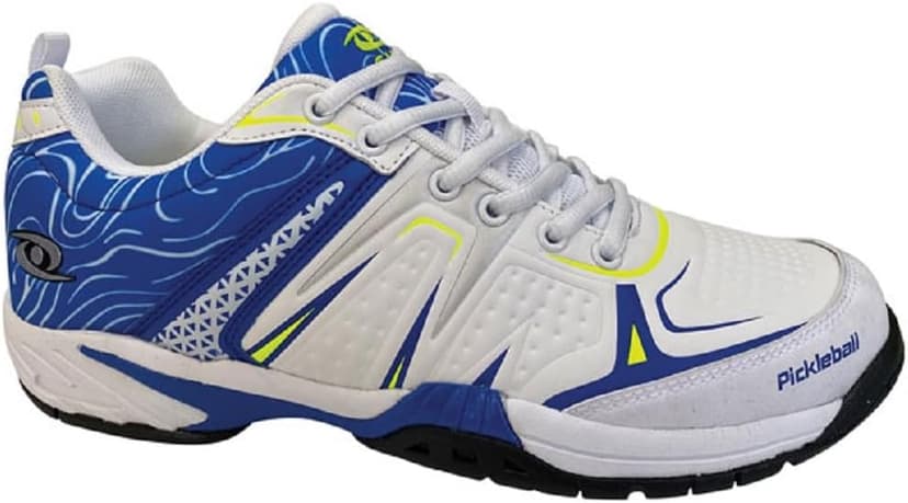 ACACIA DINKSHOT II Pickleball Shoes, White/Royal- Mens 7.5 /Womens 9.0