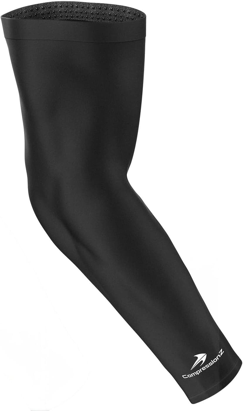 CompressionZ Sports Compression Arm Sleeves Men & Women | Basketball Baseball Football Golf UV Protection & Elbow Pain Relief