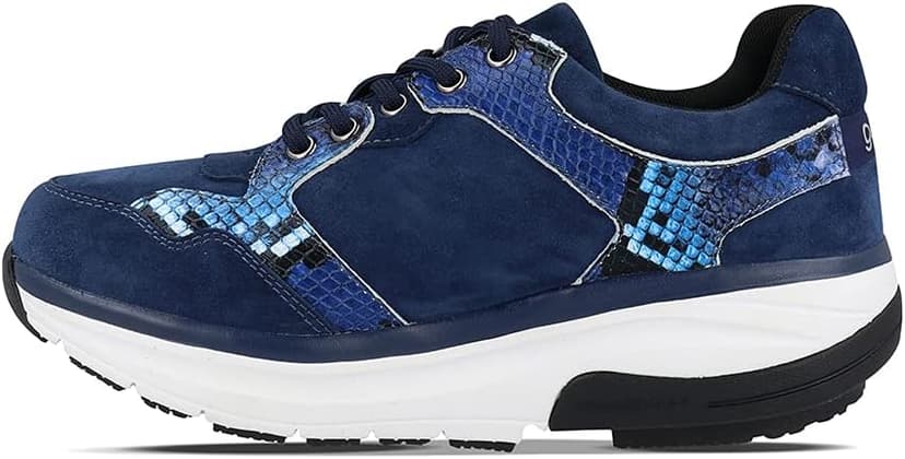Gravity Defyer Women's G-Defy Silvanit Athletic Shoes - Hybrid VersoShock Proven Performance Shock-Absorbing Leather Pain Relief Shoes