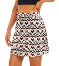 Stelle Women's Tennis Golf Skirts High Waisted with Pockets Inner Shorts for Athletic Skorts Sports Running Pickleball