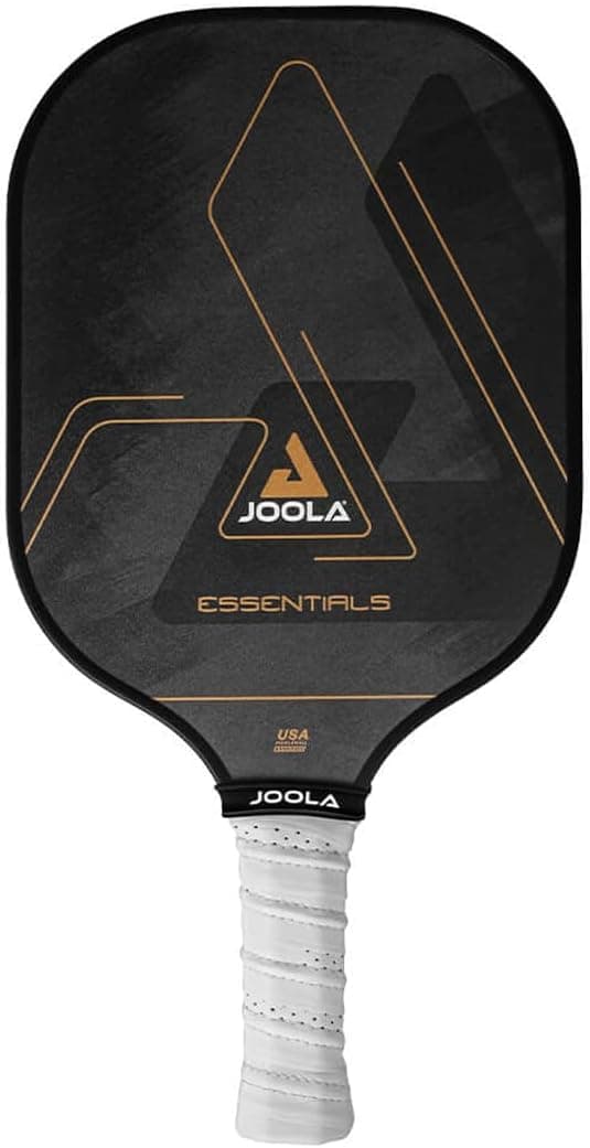 JOOLA Stratos or Essentials Pickleball Paddle – Reinforced Fiberglass Surface, Honeycomb Polypropylene Core, USAPA Approved, Durable & Beginner-Friendly Pickleball Racket with Comfortable Grip