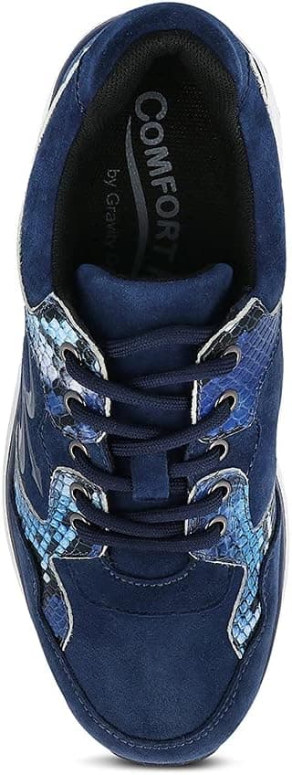 Gravity Defyer Women's G-Defy Silvanit Athletic Shoes - Hybrid VersoShock Proven Performance Shock-Absorbing Leather Pain Relief Shoes