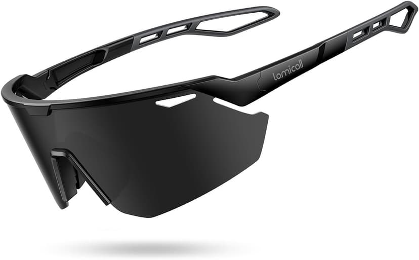 Lamicall Polarized Sports Sunglasses for Men Women, 24g, UV400 Protection Sun Glasses for Cycling Running Baseball Fishing
