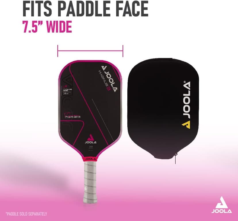 JOOLA Magnus Pickleball Paddle Cover - Protective Neoprene Sleeve Tyson McGuffin Magnus Pickleball Paddle - Fits Extra Long & Elongated Paddles Including 14mm & 16mm - Padded Travel Case