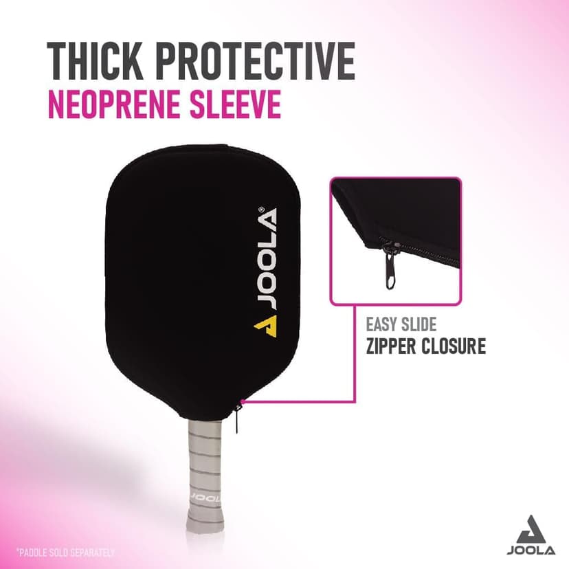 JOOLA Magnus Pickleball Paddle Cover - Protective Neoprene Sleeve Tyson McGuffin Magnus Pickleball Paddle - Fits Extra Long & Elongated Paddles Including 14mm & 16mm - Padded Travel Case