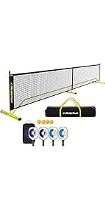 Portable Pickleball Net - 22 FT USAPA Regulation Size, Applies to Indoor & Outdoor & Driveway, Pickle Ball Net System with Carrying Bag