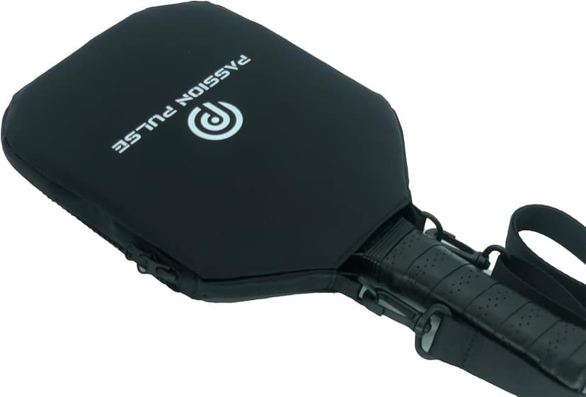 Pickleball Paddle Cover and Storage Bag With Pockets - Water Resistant Racket Sleeve for Standard & Extended Paddles