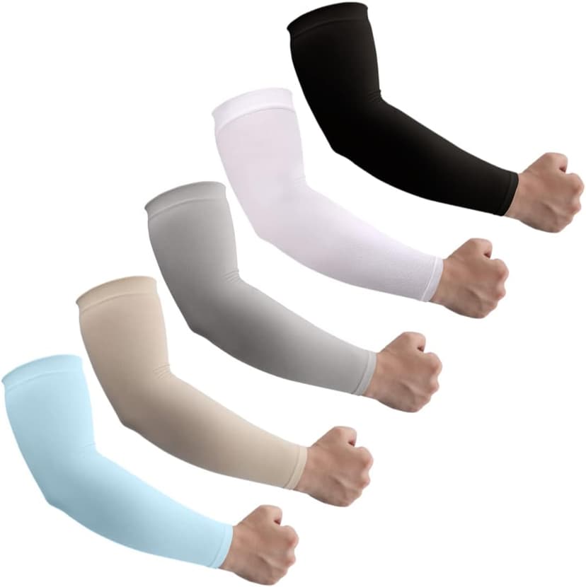 UV Sun Protection Arm Sleeves for Men & Women - Tattoo Cover Up - UPF 50 Cooling Sleeve for Golf, Cycling
