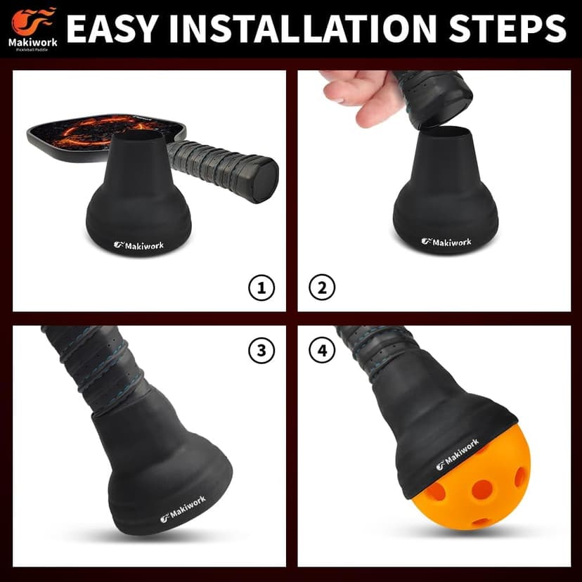 Pickleball Ball Retriever Silicone Pickleball Grabber and Picker