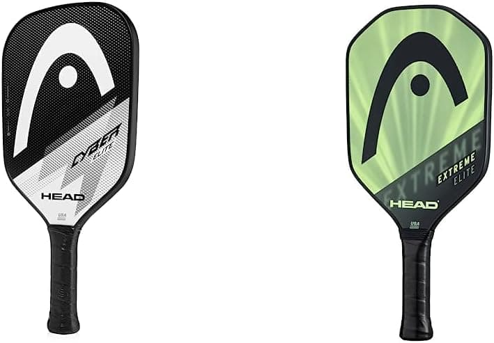 Head Cyber Elite Pickleball Paddle, Fiberglass Surface, Black/White Color, Beginning to Intermediate Levels
