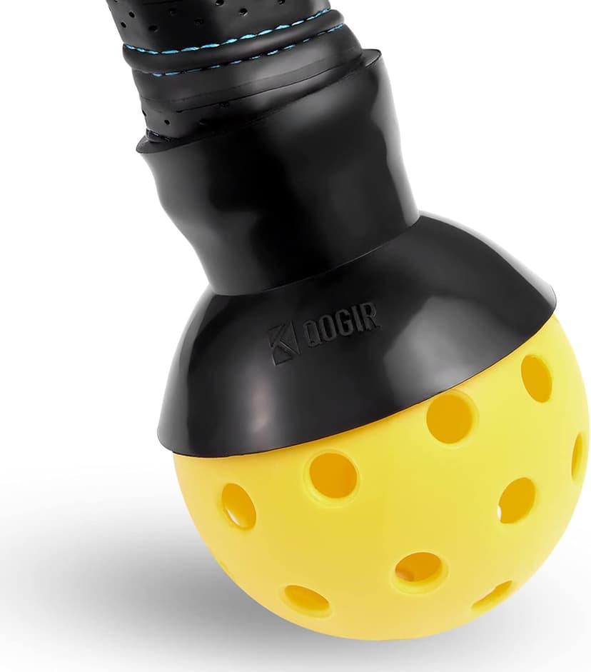 QOGIR Pickleball Ball Retriever: Easy Pick Up Without Bending Over, Fits Any Paddle
