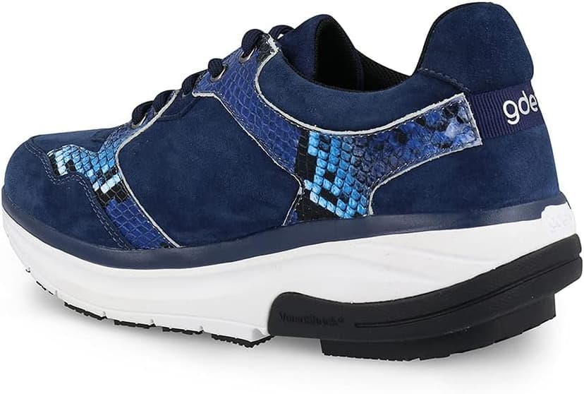 Gravity Defyer Women's G-Defy Silvanit Athletic Shoes - Hybrid VersoShock Proven Performance Shock-Absorbing Leather Pain Relief Shoes