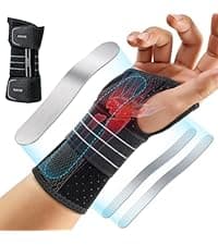 Elbow Compression Sleeve 2 Pack, Elbow Brace for Tendonitis and Tennis Elbow, Pain Relief Elbow Brace for Men & Women, Elbow Sleeve Reduce Joint Pain for Tennis, Golfer, Workouts, Blue (M)