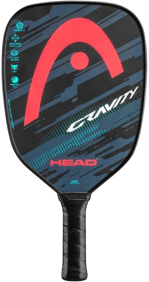 HEAD Graphite Pickleball Paddle - Gravity Paddle with Sweetspot Power Core & Comfort Grip