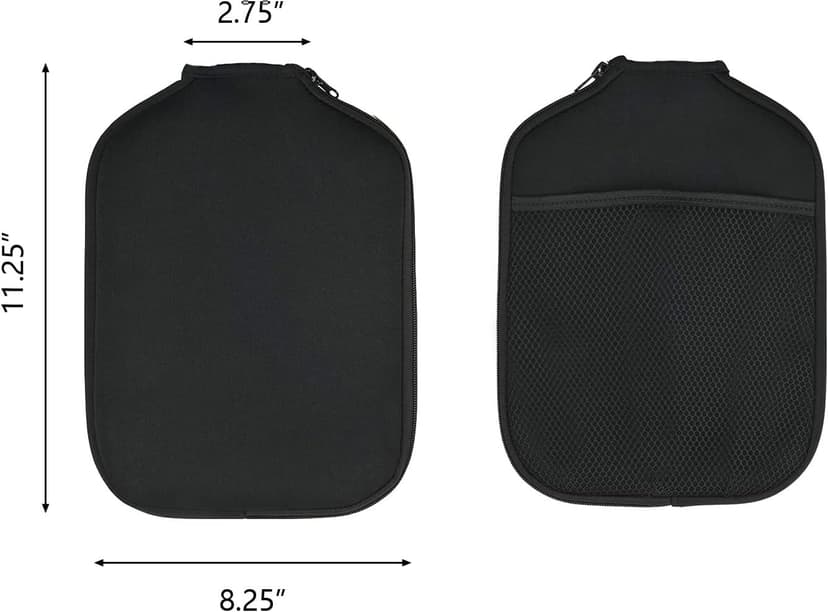 Pack of 2 Neoprene Pickleball Paddle Cover Pickleball Racket Sleeve