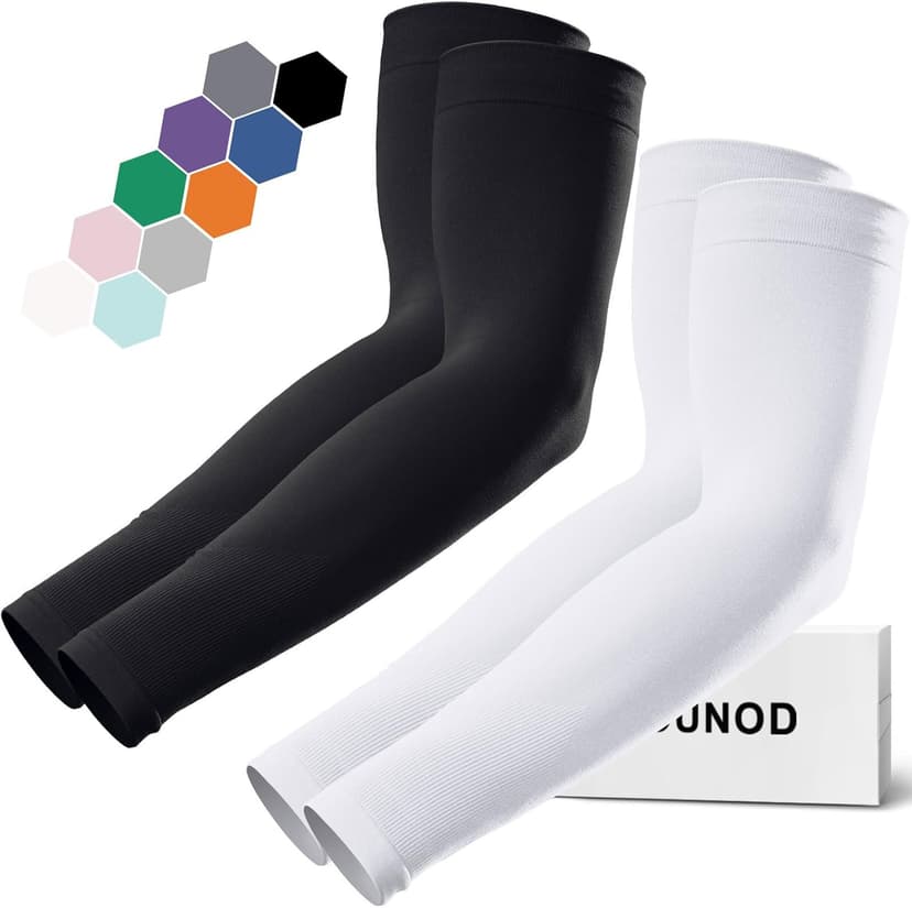 GOUNOD Sun Protection Cooling Compression Arm Sleeves For Men - Gardening Outdoors Sports Workouts volleyball arm sleeves