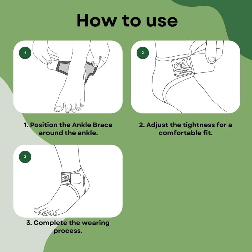 IRUFA, AN-OS-11,3D Breathable Elastic Knit Patented Fabric Adjustable Athletics Achillies Tendon Ankle Wrap, Plantar Fasciitis, Pain Relief for Sprains, Strains, Arthritis and Torn Tendons (S/M)