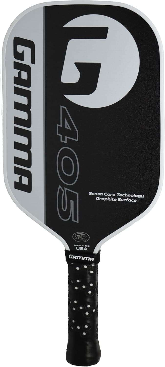 GAMMA Made in The USA Pickleball Paddles, NeuCore & Sensa Polycore Technology, Textured Graphite, Honeycomb Grip, USAPA Approved, Realiable, Additonal Power & Control