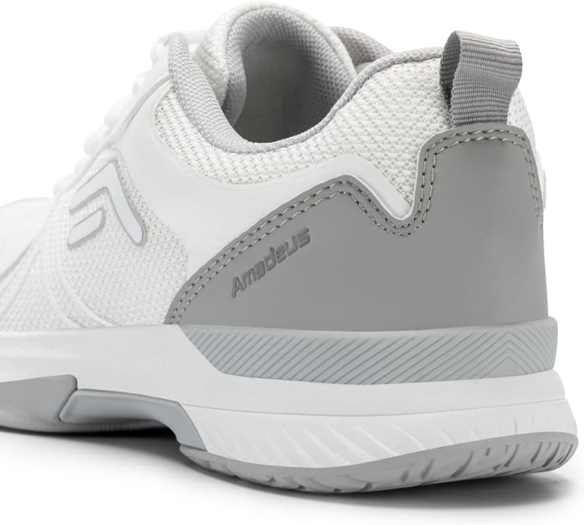 FitVille Wide Pickleball Shoes for Women Cloud-Like Lightweight Womens Tennis Shoes with Arch Support, Wide Toe Box Breathable Court Shoes for Racketball, Badminton