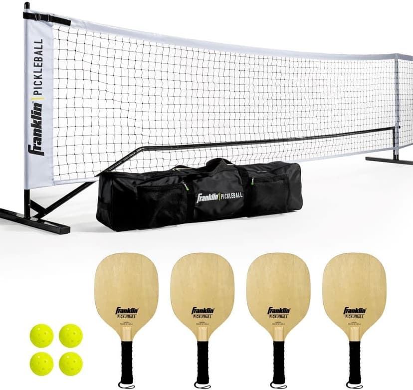 Franklin Sports Portable Outdoor Pickleball Net - Regulation Size 22' Foot Net with Travel Bag
