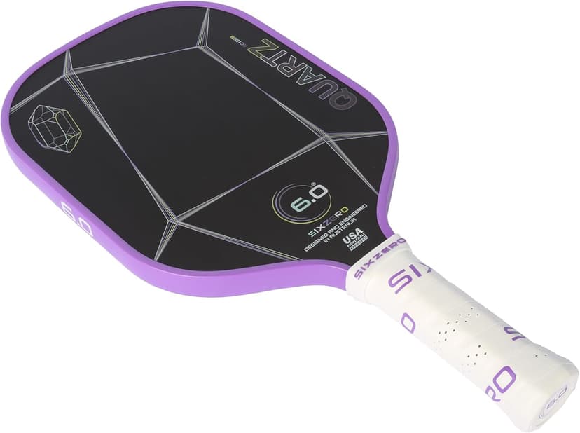 Quartz Pickleball Paddle - Affordable, Premium Construction, Raw Carbon
