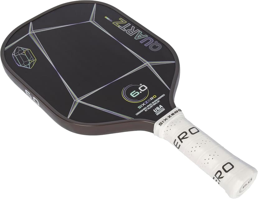 Quartz Pickleball Paddle - Affordable, Premium Construction, Raw Carbon