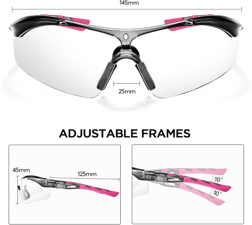 Pickleball Safety Glassses for Men Women Clear lens,Z87+Safety Glassses for Running Shooting Construction,UV Protection,Anti Fog
