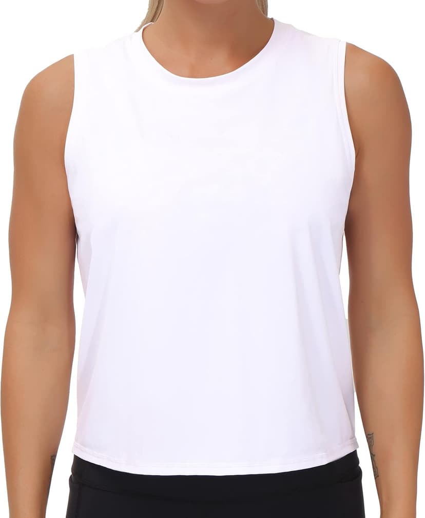 THE GYM PEOPLE Women's Workout Tops in Ice Silk Quick Dry Sleeveless