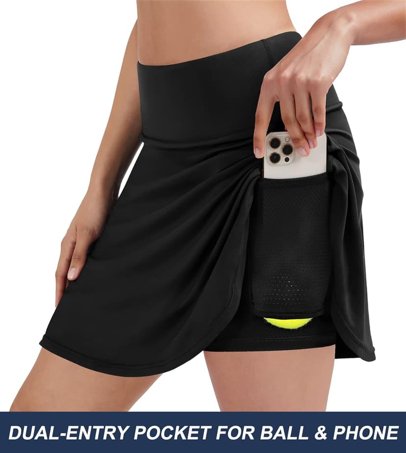 Ewedoos Tennis Skirt Womens Skorts with Pockets Shorts Tennis Skirts for Women Athletic Golf Running Pickleball