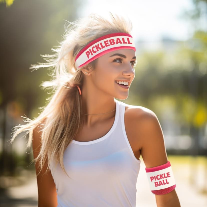 Pickle Ball Sweatbands Headband Pickleball Players Lovers Gifts for Men Women Accessories Boys and Girls Teens