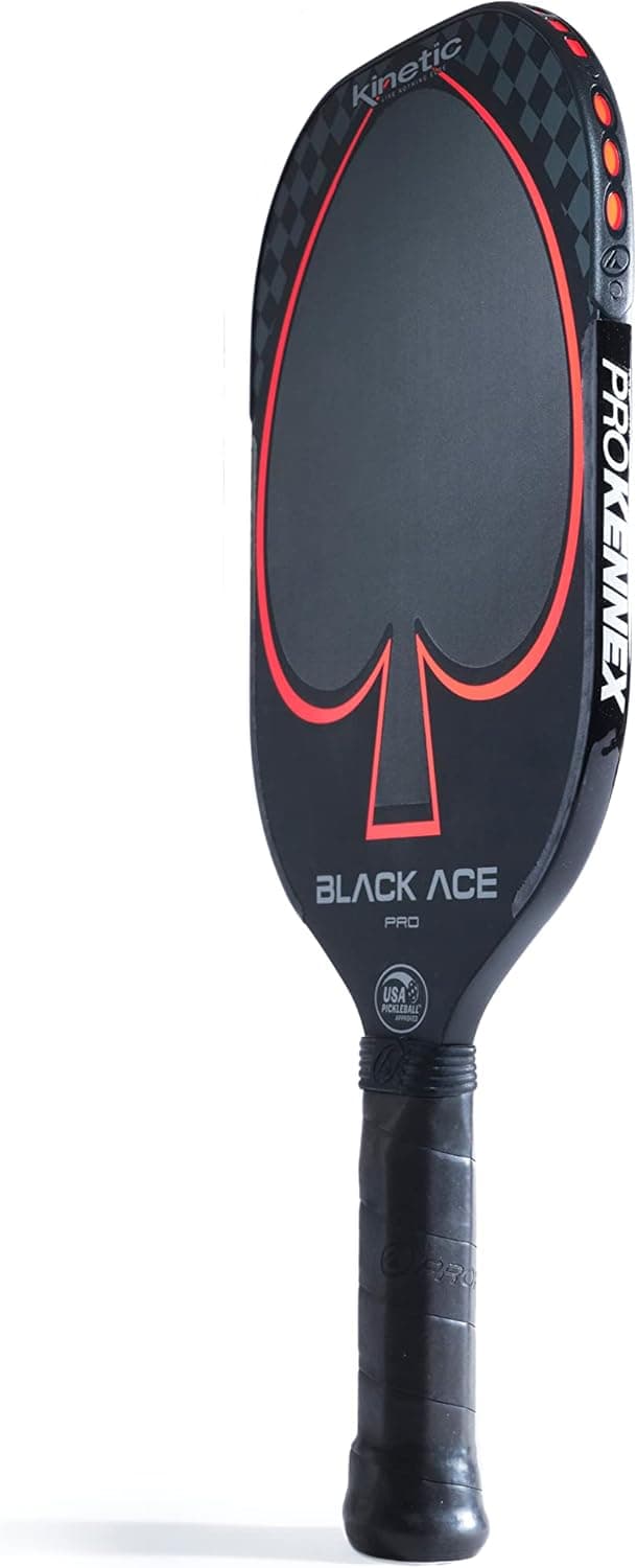 PROKENNEX Black Ace Pro - Pickleball Paddle with Toray 700 Carbon Fiber Face - Comfort Pro Grip - USAPA Approved