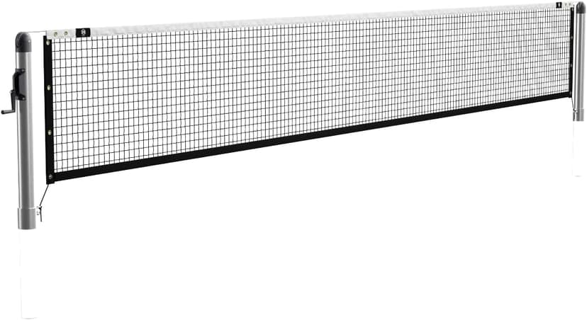 Dominator In Ground Pickleball System - Includes Two Heavy Duty Pickleball Posts with Net and Sleeves - Aluminum, Rust Free, and Follows USAPA Standards