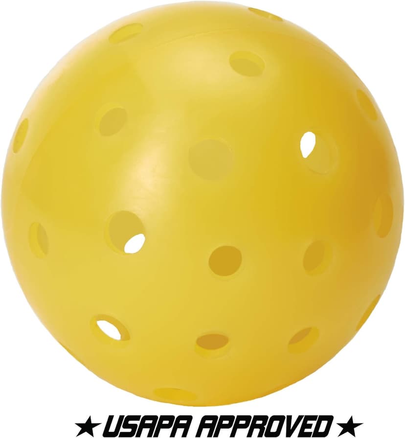 TOURNA Strike Outdoor Pickleballs (12 Pack) - USAPA Approved, Optic Yellow (PIKL-12-OY-O)