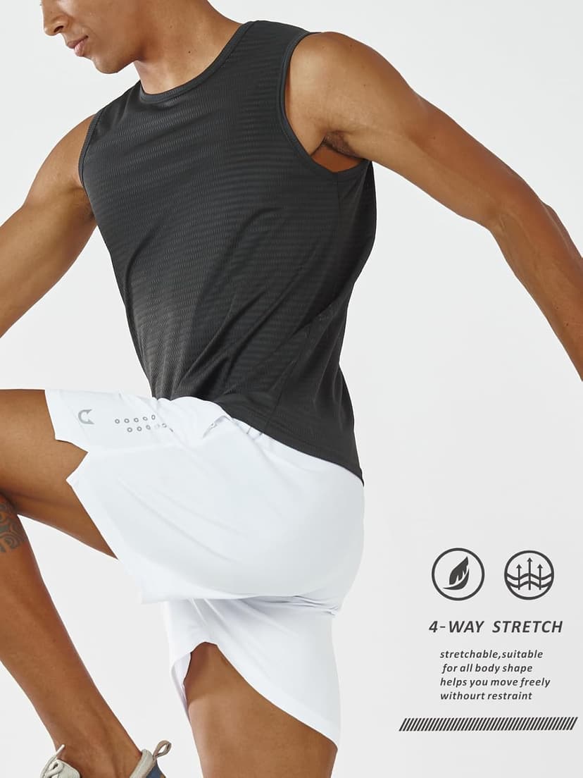 NORTHYARD Men's 5"/7"/10" Athletic Basketball Shorts Workout Gym Quick Dry Shorts Lightweight Mesh Running Shorts Tennis