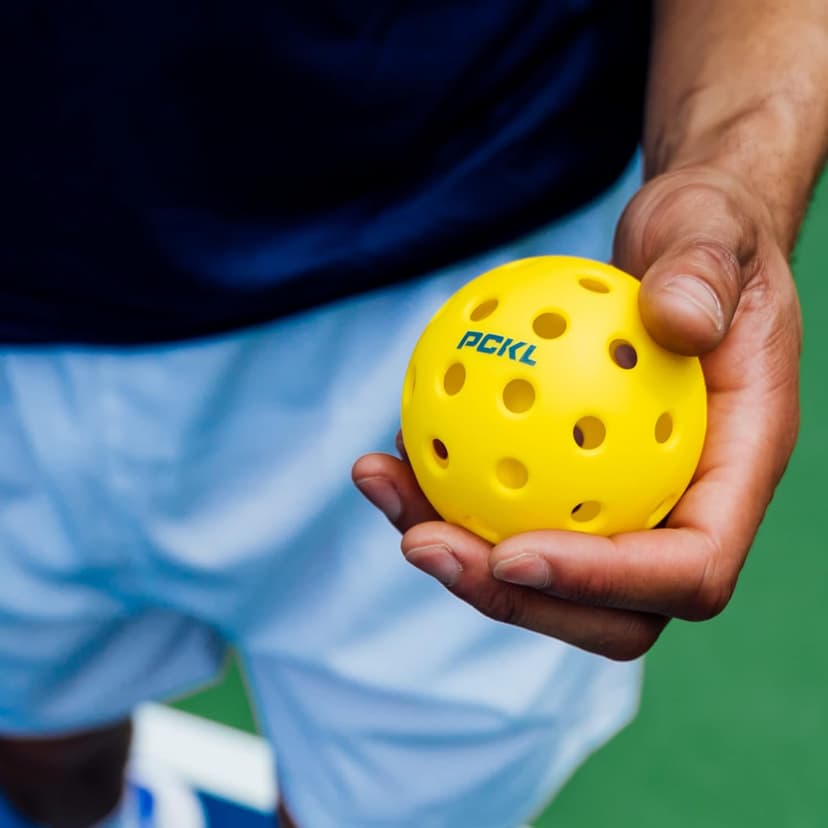 PCKL Optic Speed Pickleball Balls | Choose Indoor or Outdoor Pickleballs | USAPA Tournament Aproved | 4 Pack Crack-Resistant