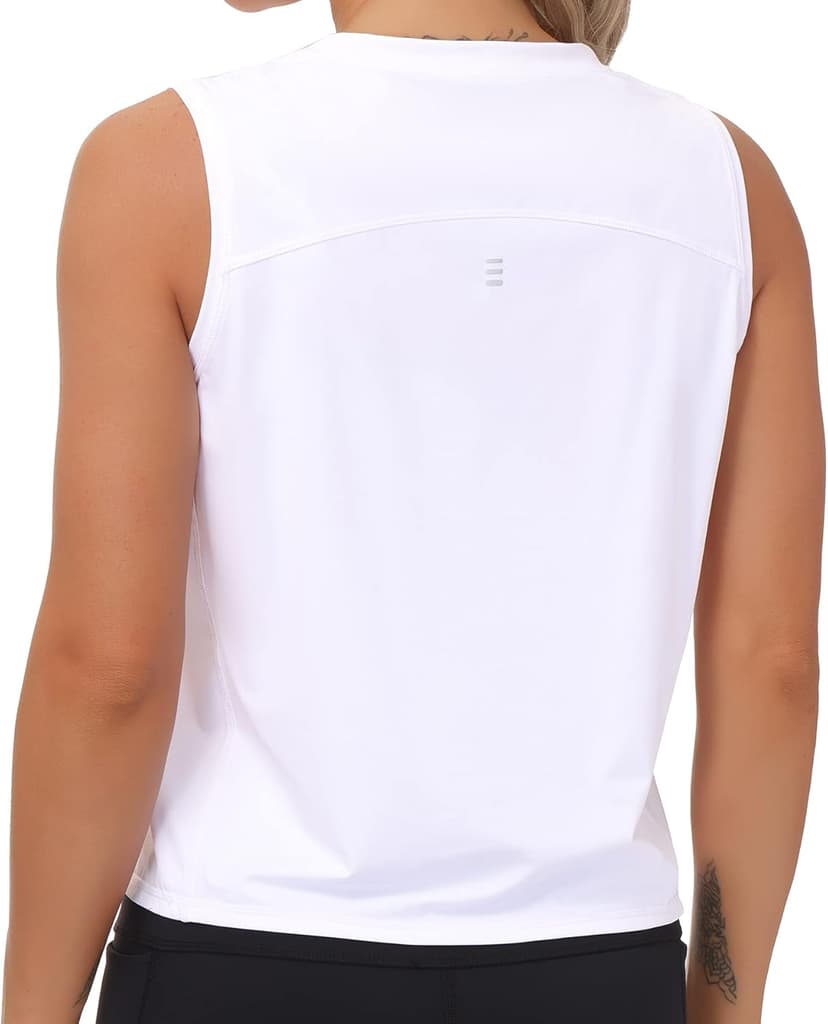 THE GYM PEOPLE Women's Workout Tops in Ice Silk Quick Dry Sleeveless