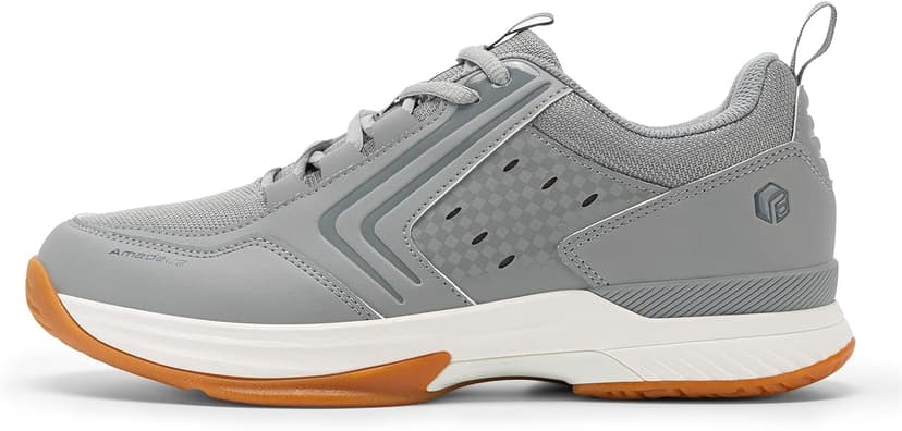 FitVille Tennis Shoes for Men Pickleball Shoes Sneakers | Court Racquetball Athletic Shoes for Racquet Sport | Wide Toe Box & Arch Support