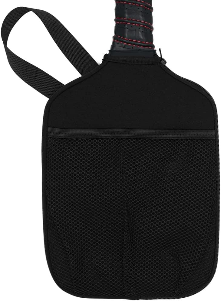 HEYSKAY Pickleball Paddle Cover Pickleball Racket Sleeve Bag with Handle Strap Pickle-Ball Equipment Protective Paddle Sleeve with Mesh Pocket