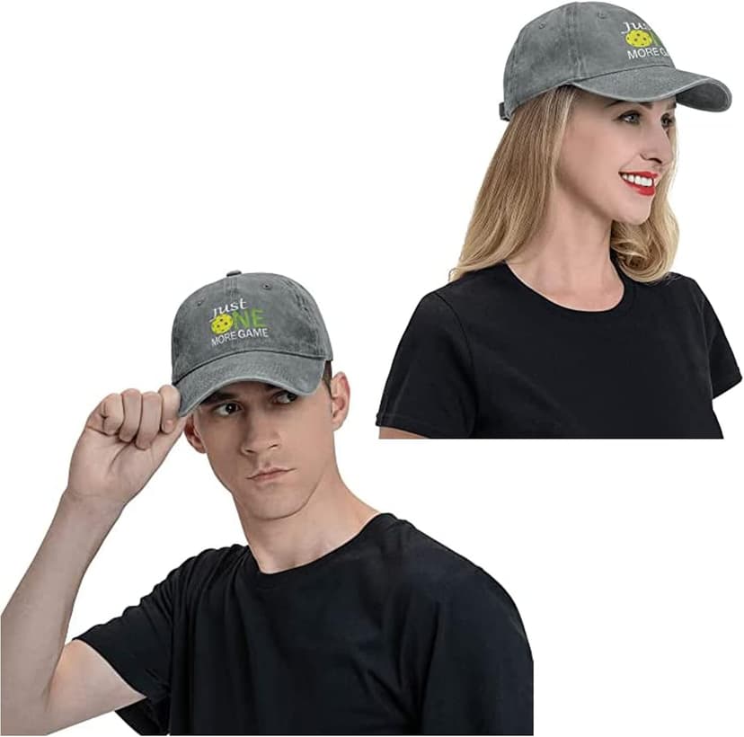 NVJUI JUFOPL Embroidered Pickleball Hat for Men Women, Funny Baseball Cap
