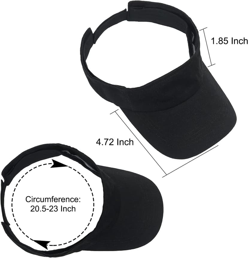 ANDICEQY Sport Sun Visor Hats Adjustable Empty Top Baseball Cap Cotton Ball Caps for Women and Men