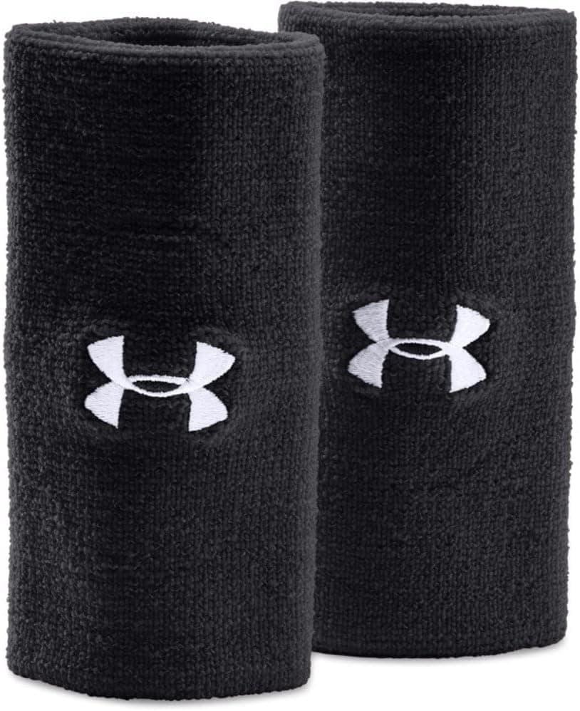 Under Armour Adult 6-inch Performance Wristband 2-Pack